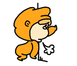 Surprised Rabbit Sticker sticker #13354055