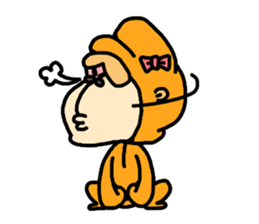 Surprised Rabbit Sticker sticker #13354062