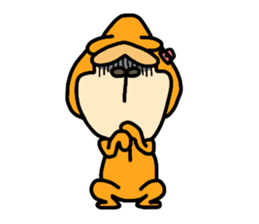 Surprised Rabbit Sticker sticker #13354064