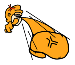 Surprised Rabbit Sticker sticker #13354065