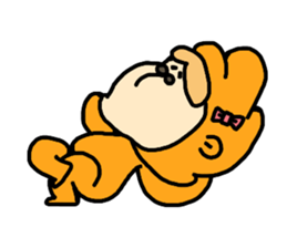 Surprised Rabbit Sticker sticker #13354068