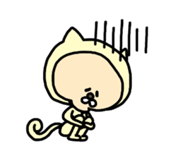 Surprised Rabbit Sticker sticker #13354070