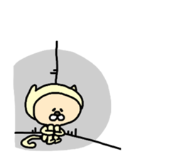 Surprised Rabbit Sticker sticker #13354072