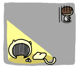 Surprised Rabbit Sticker sticker #13354073