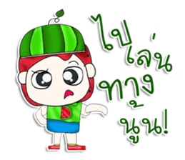 Mr. Momada. Love watermelon.^^ sticker #13354367