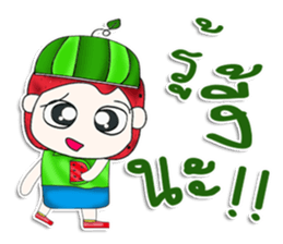 Mr. Momada. Love watermelon.^^ sticker #13354379