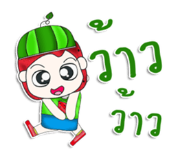 Mr. Momada. Love watermelon.^^ sticker #13354391