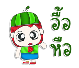 Mr. Momada. Love watermelon.^^ sticker #13354392