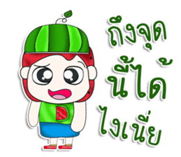 Mr. Momada. Love watermelon.^^ sticker #13354395