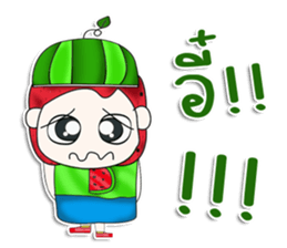 Mr. Momada. Love watermelon.^^ sticker #13354396