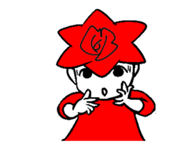 Animation sticker of the small rose sticker #13354604