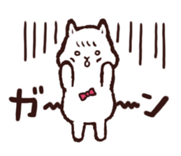 Mofuo of an alpaca sticker #13354673