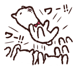 Mofuo of an alpaca sticker #13354679