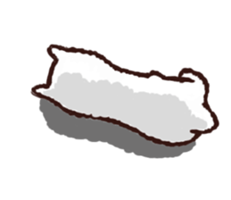 Mofuo of an alpaca sticker #13354680