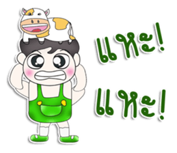 Mr. Yosung. Love cow.^^ sticker #13354692