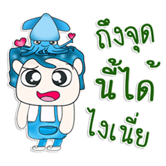 Mr. Taro and squid.^^