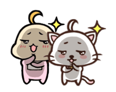 Daimao Cat & Daimao Baby ! sticker #13355363