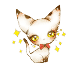 Vious is cute cat. sticker #13355590