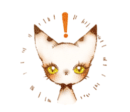 Vious is cute cat. sticker #13355600