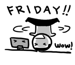 A flat head boy 5 sticker #13355894