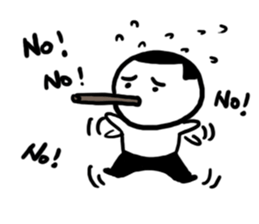 A flat head boy 5 sticker #13355898