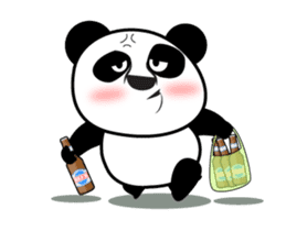Panda Animation sticker #13356546