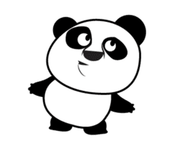 Panda Animation sticker #13356547