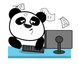 Panda Animation sticker #13356548