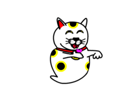 Animations: Ghost's lucky cat sticker #13356804
