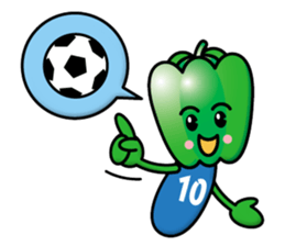 Eggplant&Green Pepper sticker #13357816