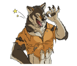 Werewolf Sticker by Gunso sticker #13357878