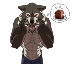 Werewolf Sticker by Gunso sticker #13357881
