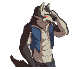 Werewolf Sticker by Gunso sticker #13357890