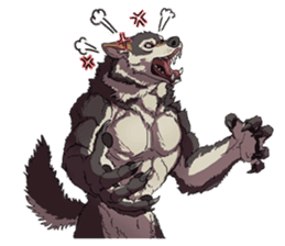 Werewolf Sticker by Gunso sticker #13357892