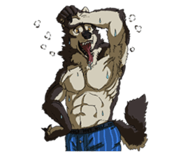 Werewolf Sticker by Gunso sticker #13357893