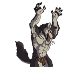 Werewolf Sticker by Gunso sticker #13357894