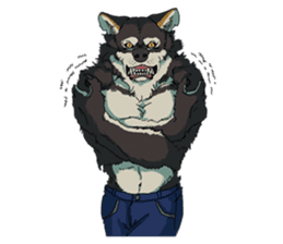 Werewolf Sticker by Gunso sticker #13357895