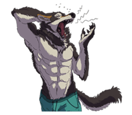 Werewolf Sticker by Gunso sticker #13357898