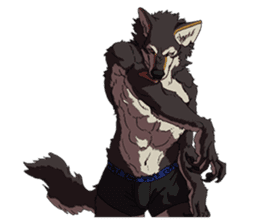 Werewolf Sticker by Gunso sticker #13357901