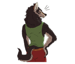 Werewolf Sticker by Gunso sticker #13357908
