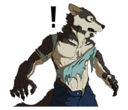 Werewolf Sticker by Gunso sticker #13357909