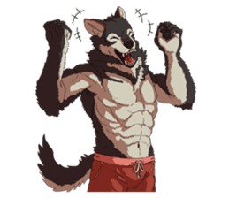 Werewolf Sticker by Gunso sticker #13357914