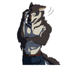 Werewolf Sticker by Gunso sticker #13357915