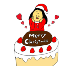 Happy Halloween and Christmas sticker #13357939