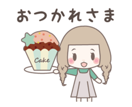Yurufuwa girly stickers autumn animation sticker #13358179