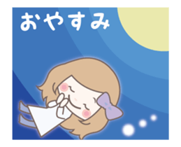 Yurufuwa girly stickers autumn animation sticker #13358189