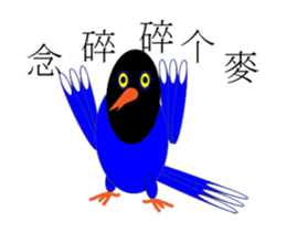 Dove Dove blue magpie sticker #13358374