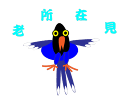 Dove Dove blue magpie sticker #13358384