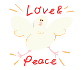 Dove from Hiroshima JAPAN sticker #13359070