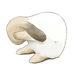 Taremimi rabbit mix! sticker #13359529